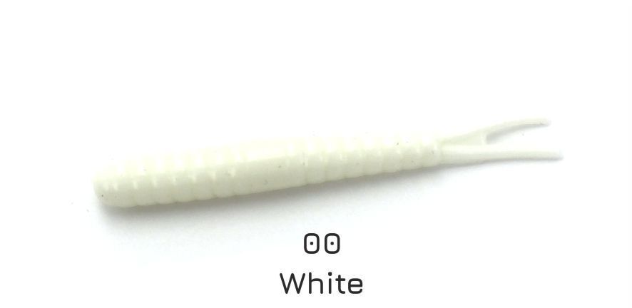 SOFTBAIT Serie, DIPLURE 3" By FABIO ZENI, Colore: 00 WHITE