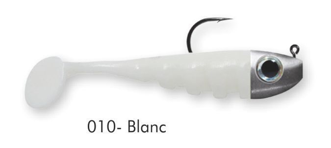 DELALANDE ARTIFICIALI Serie, TOUPTI SHAD, Colori: Colore 010 BLANC Misura 3cm - 2gr