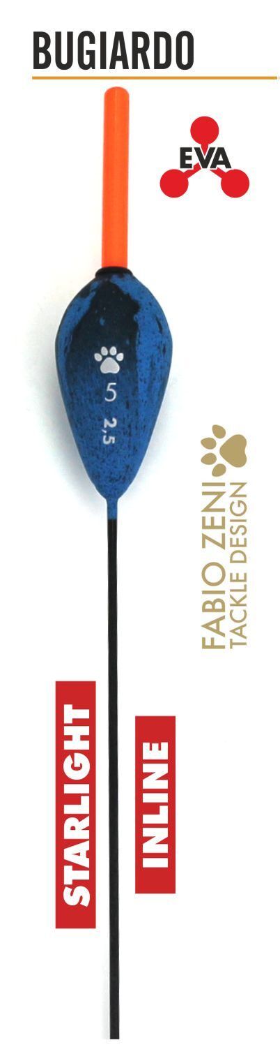 BUGIARDO Eva Paint Float Series by FABIO ZENI, Peso: 2 + 1,0 gr