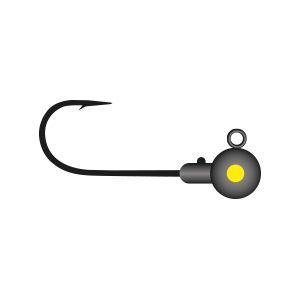 JIG DAIKICHI Serie, HEAD, Colore: BLACK, Peso: 01 gr