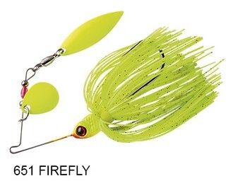 BOOYAH BAIT CO. SPINNERBAIT Serie, POND MAGIC, Colore/Misura: 651 FIREFLY Misura 5,25gr -#2/0