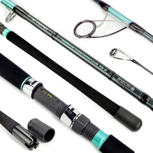 CANNE SPORTEX Serie, MAGNUS MASTERGRADE RS-2, Size: MAGNUS MASTERGRADE GT POPPER RS-2 Modello MP2319 (Travel) Lunghezza 230cm Cast 150gr