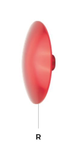Tappi in Alluminio Anodizzato Serie BTT, Colore: RED, Size: BTT 22