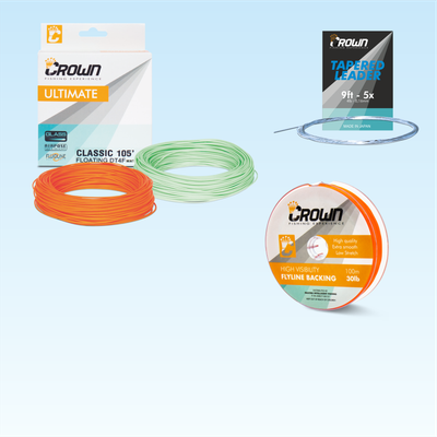 Fly lines, Backing e Leaders