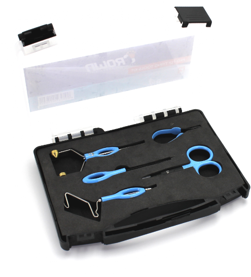 PRO FLY TYING CROWN Serie, TOOLS KIT 5