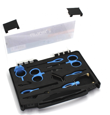 PRO FLY TYING CROWN Serie, TOOLS KIT 7