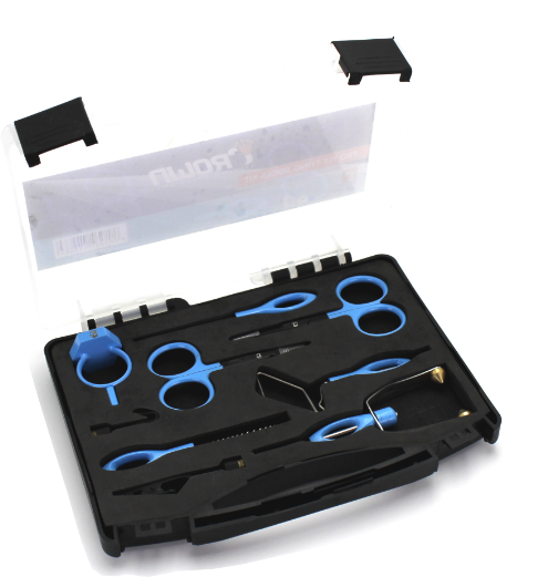 PRO FLY TYING CROWN Serie, TOOLS KIT 7
