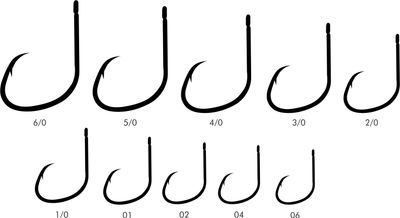 DAIKICHI SINGLE HOOKS Serie, 381BN
