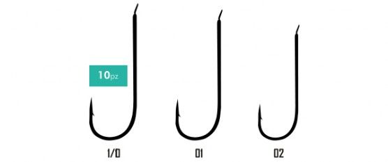 DAIKICHI SINGLE HOOKS Serie, 5493BN