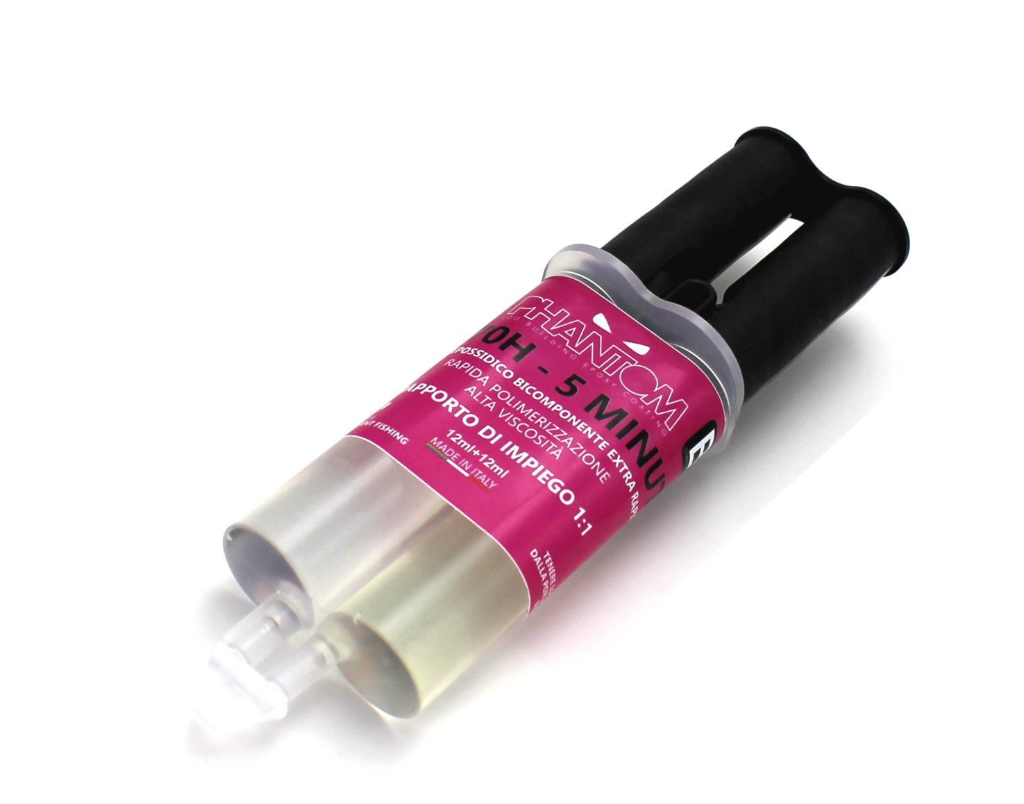 Epoxy Phantom 5 minutes, Size: Siringa 12 + 12 ml