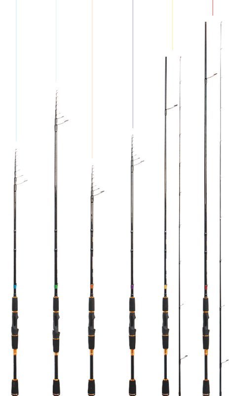 Canne da Spinning Serie STR LIGHT GAME By Fabio Zeni
