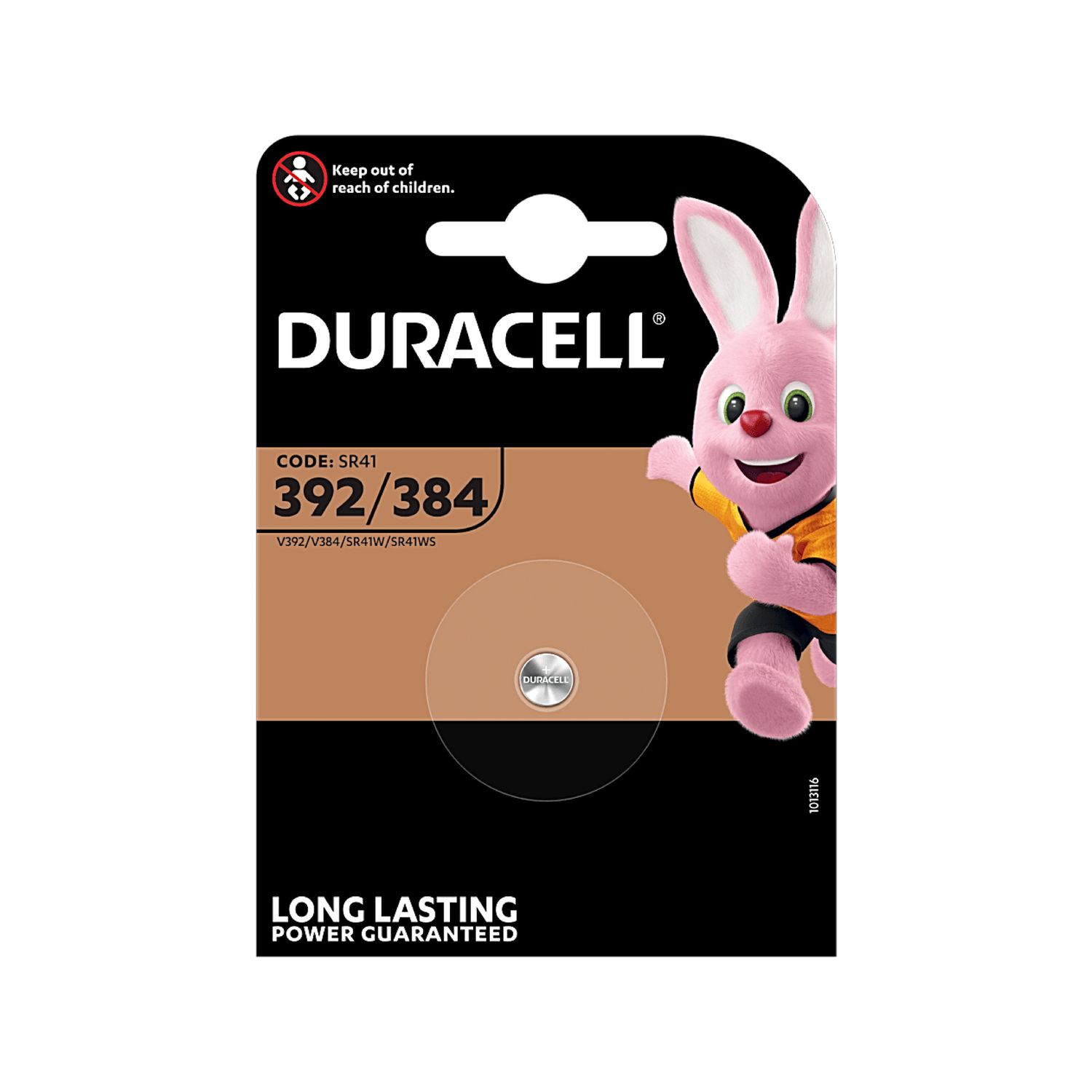 Duracell 392/384 Cell Battery - Single Pack