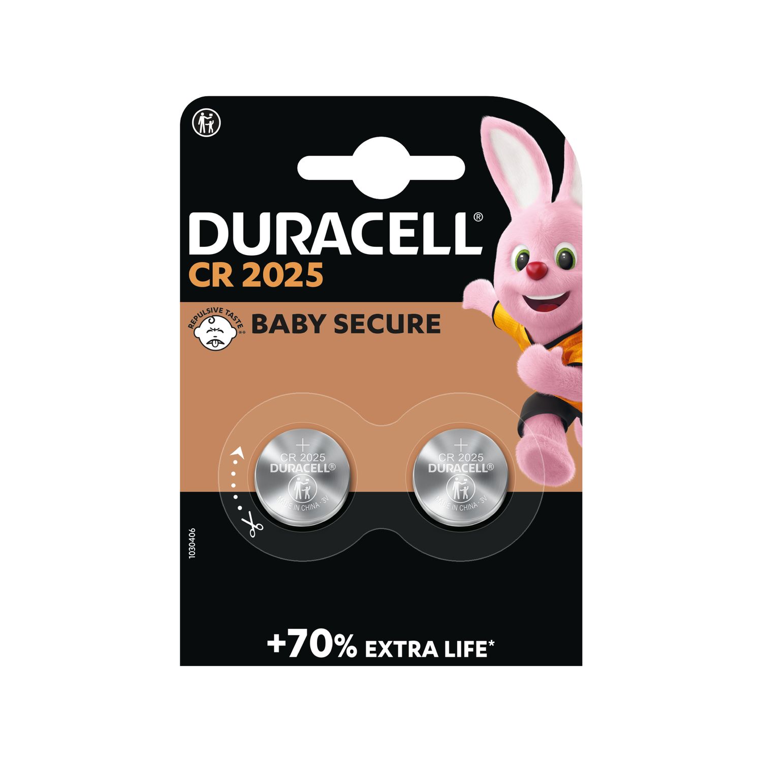 Duracell 2025 Button Batteries - 2 Pack