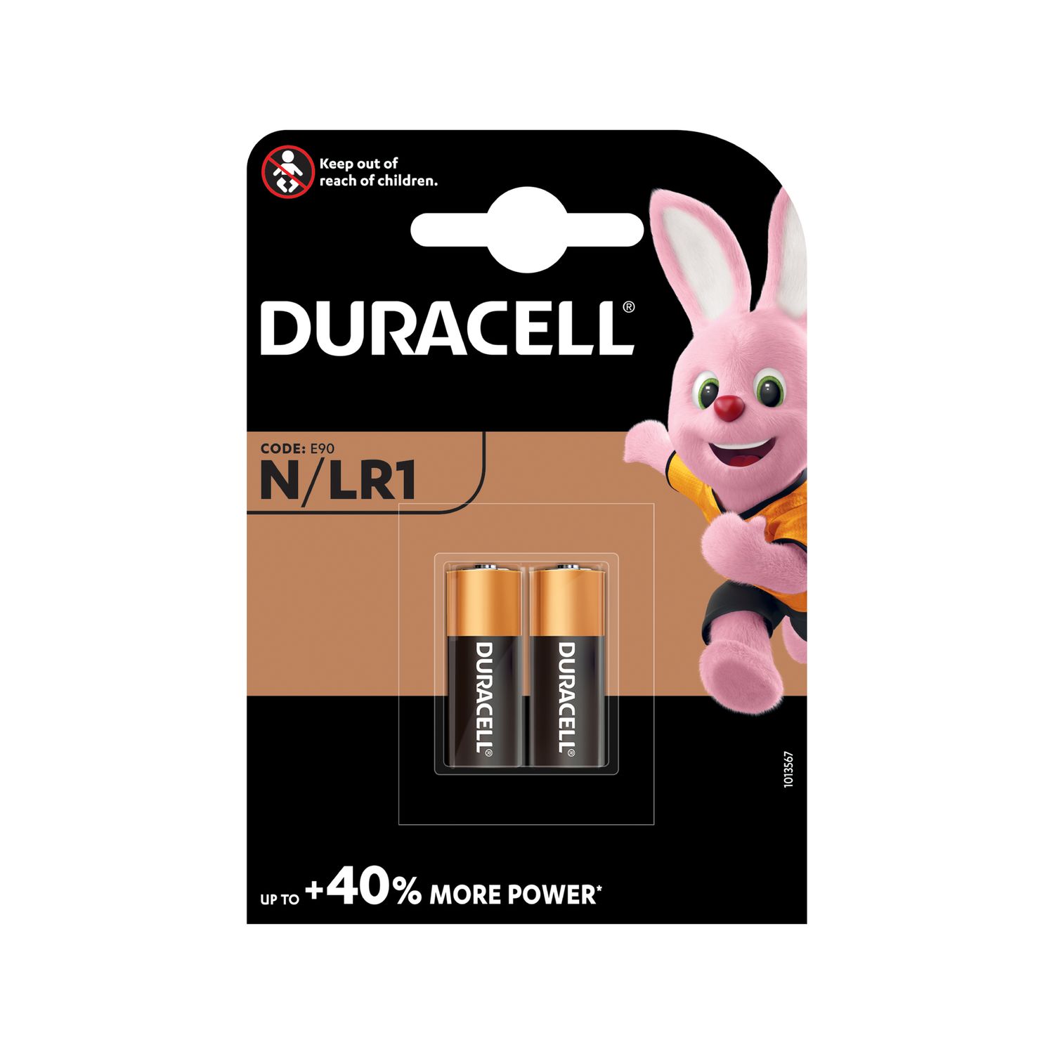 Duracell N/LR1 Batteries - 2 Pack