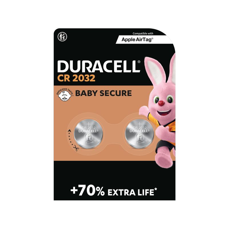 Duracell 2032 Button Batteries - 2 Pack