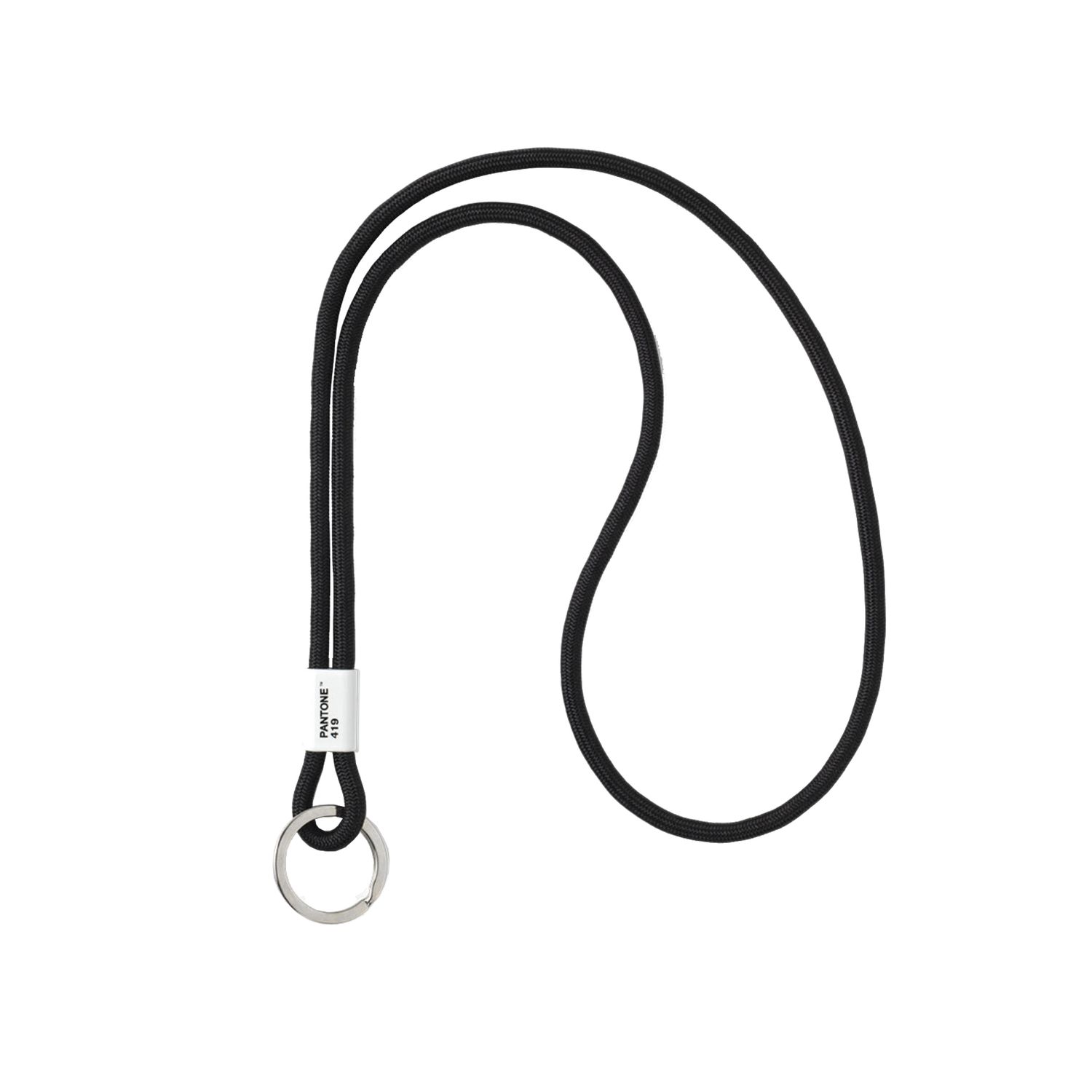 Black Pantone Keychain (Long)