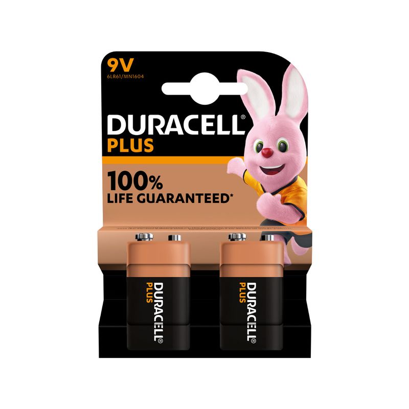 Duracell 9V Battery - 2 Pack