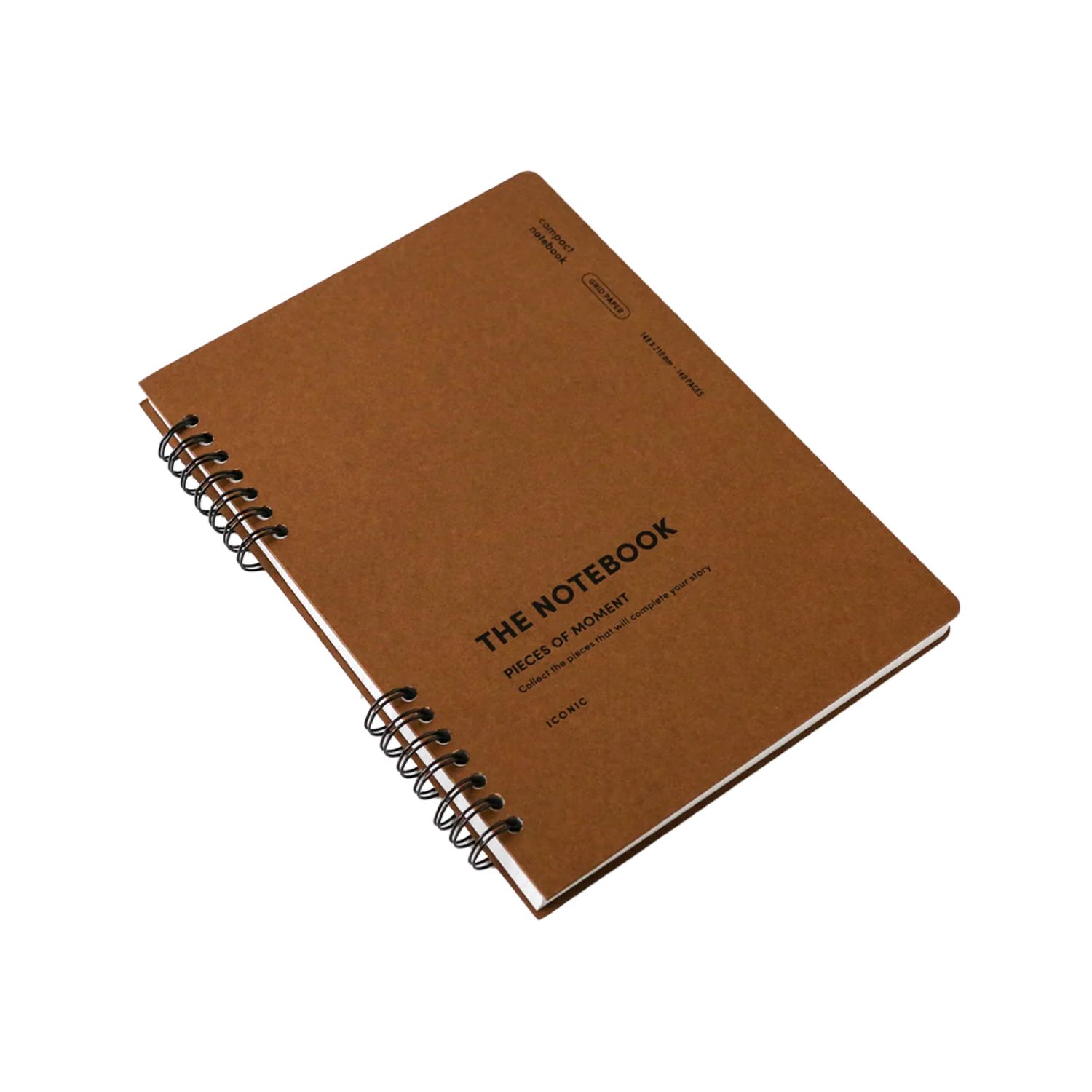 Choco Brown Iconic Compact Notebook [Grid A5]
