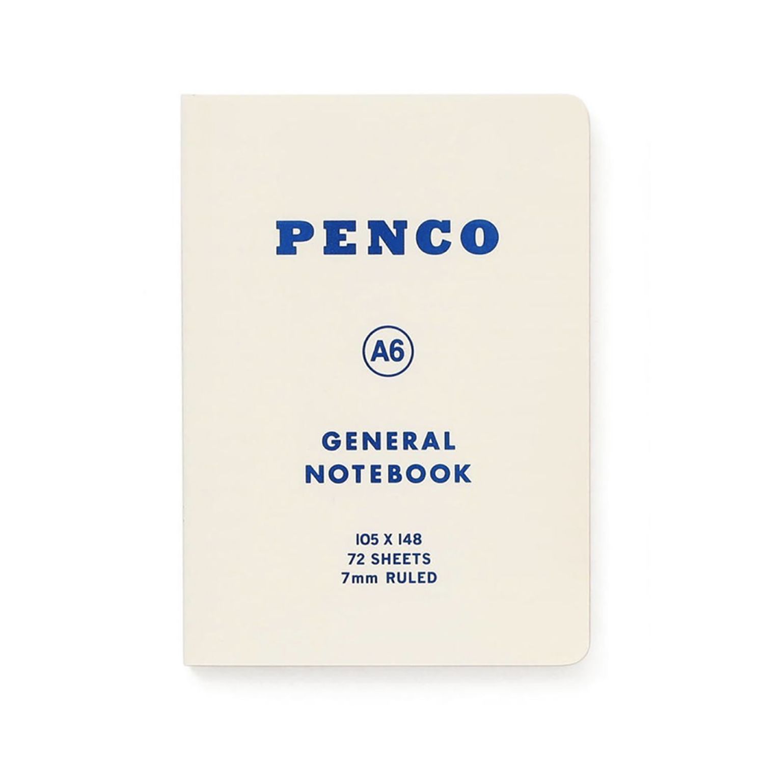 White Penco Soft PP Notebook (Ruled A6)