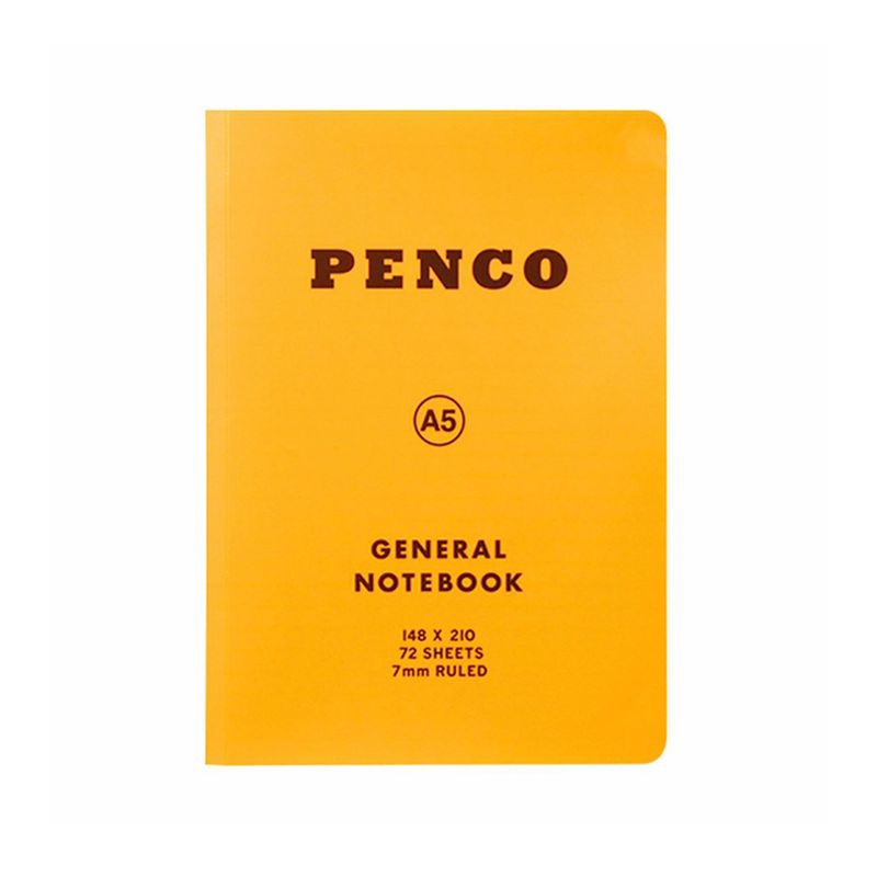 Yellow Penco Soft PP Notebook (Ruled A6)