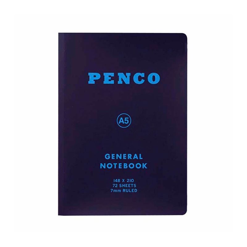 Navy Penco Soft PP Notebook (Ruled A6)