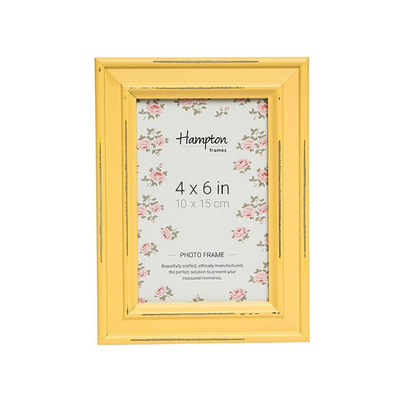 Yellow Paloma Distressed Frame (4x6)