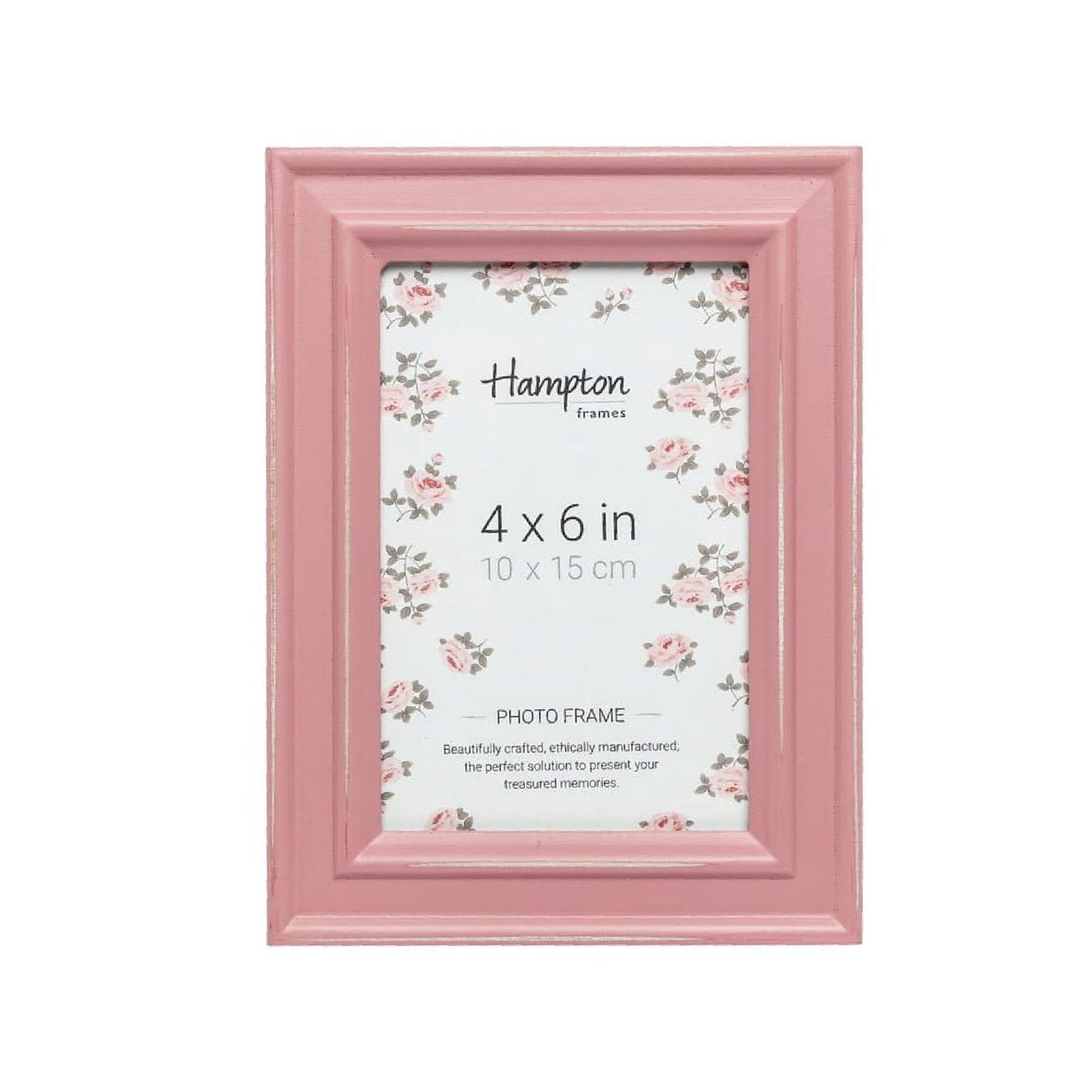 Pink Paloma Distressed Photo Frame (4x6)
