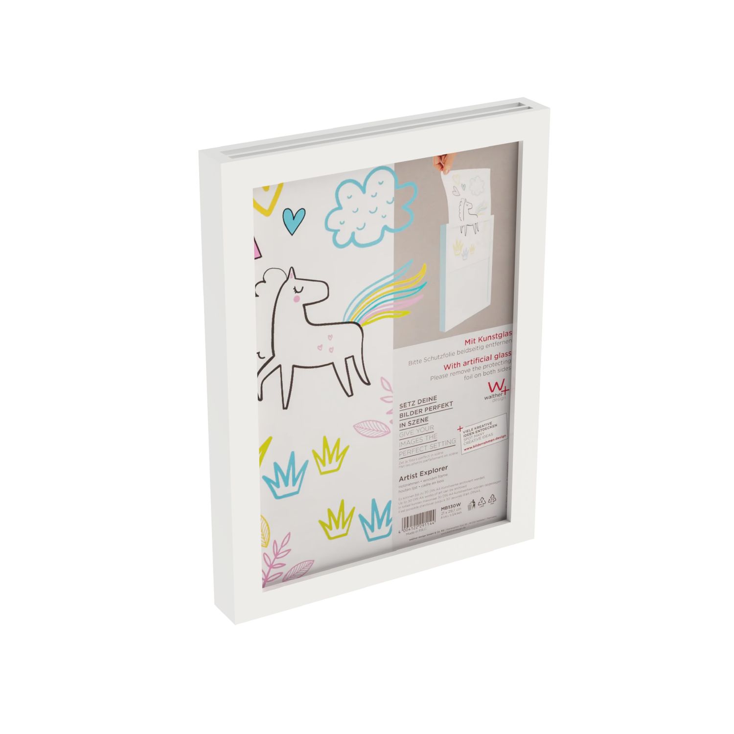 White Artist Explorer Frame (A4)