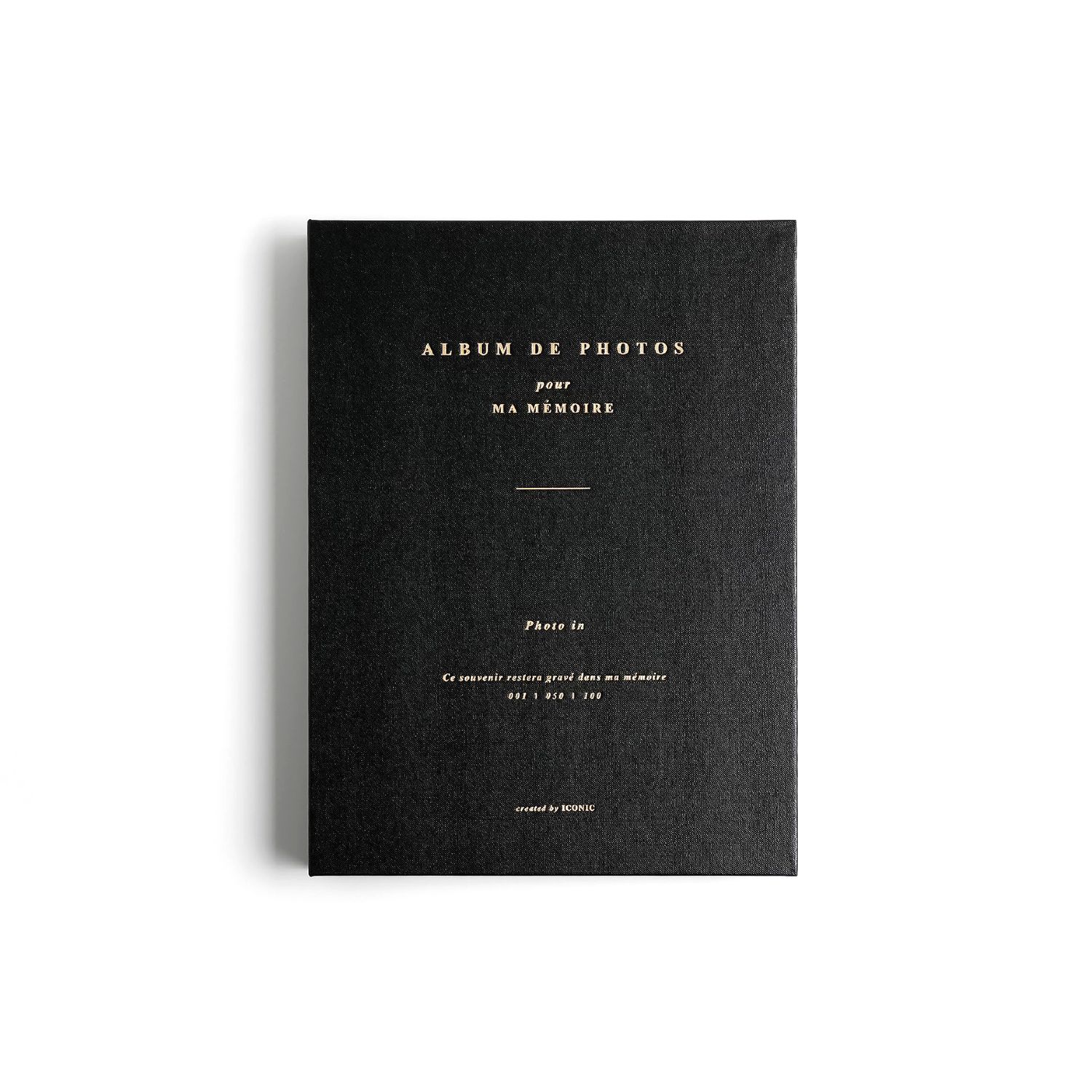 Black Iconic Photo Album (4x6)