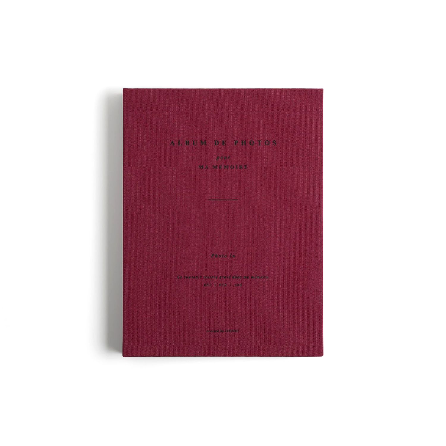 Burgundy Iconic Photo Album (4x6)