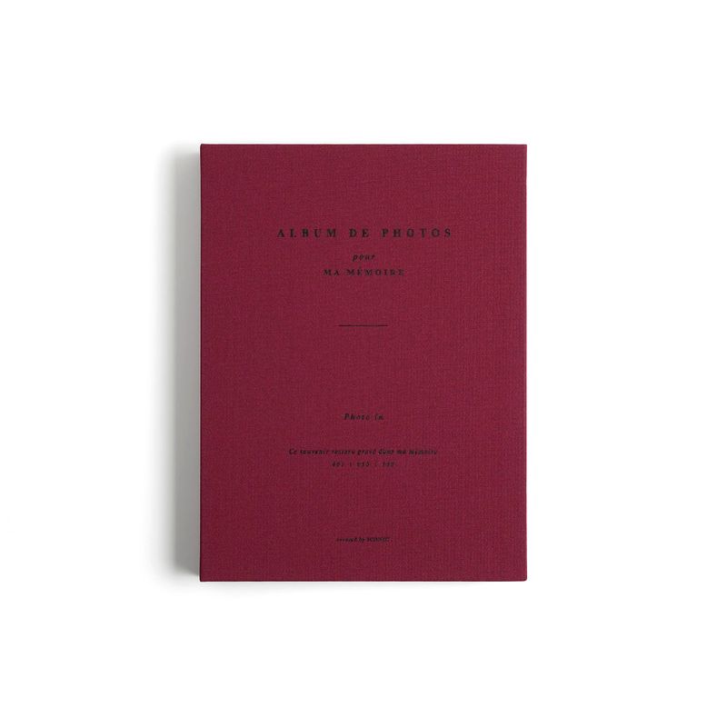 Burgundy Iconic Photo Album (4x6)
