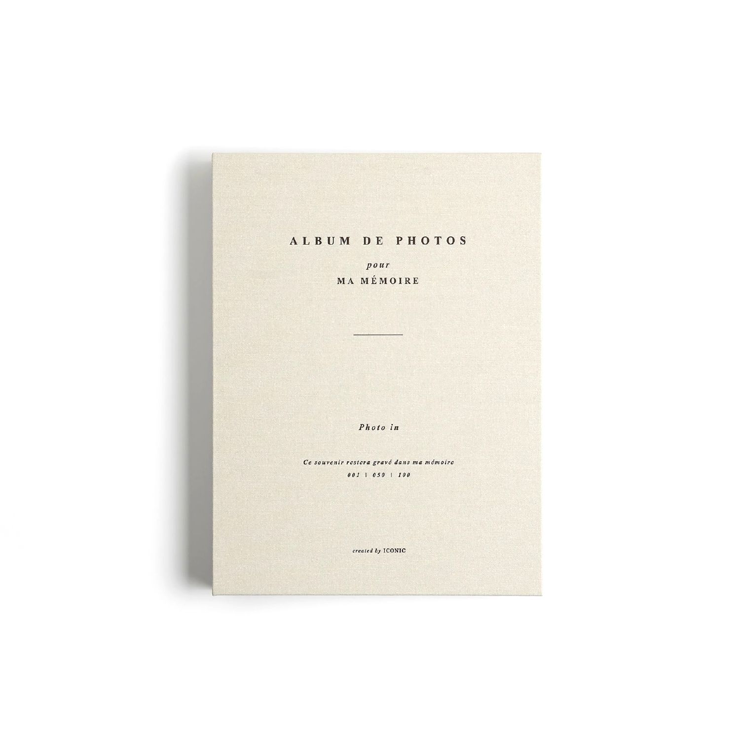 Light Gray Iconic Photo Album (4x6)