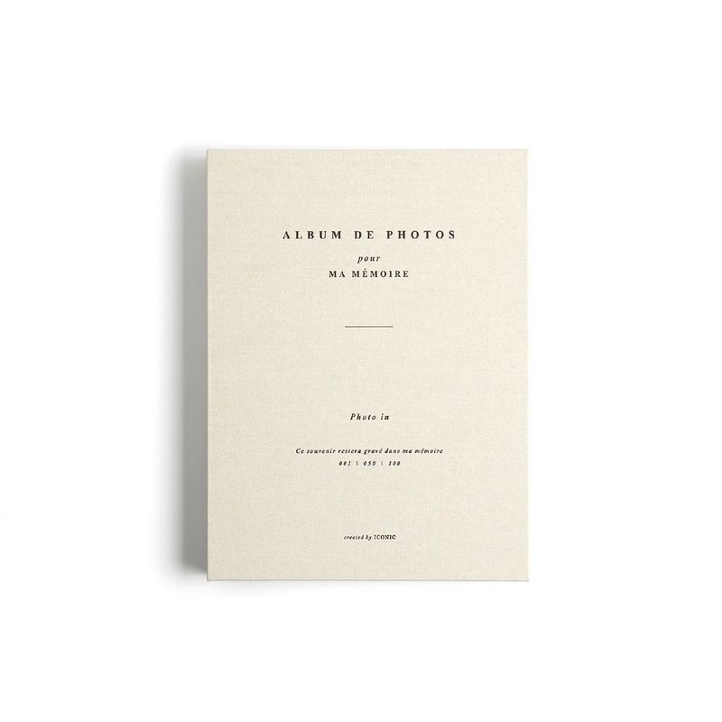 Light Gray Iconic Photo Album (4x6)