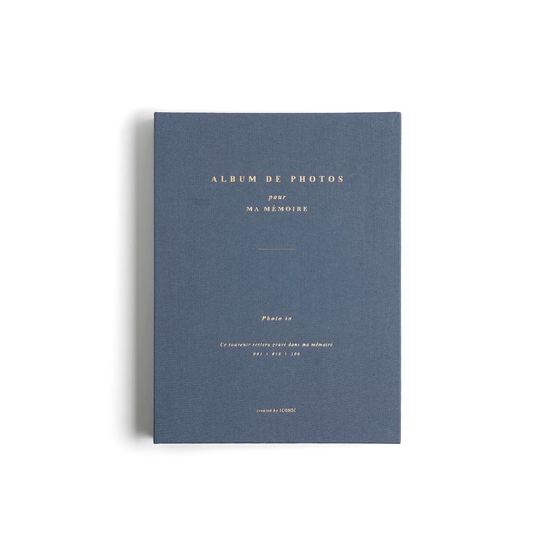 Navy Iconic Photo Album (4x6)