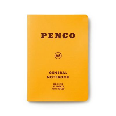 Penco Soft PP Notebook - Yellow - A6 - Ruled