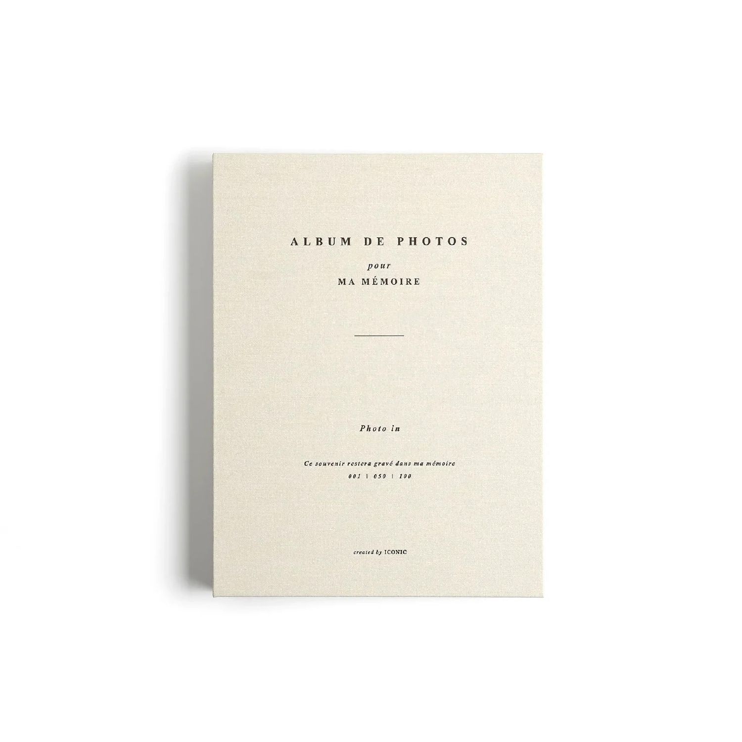 Iconic Photo Album - Light Gray - 4x6