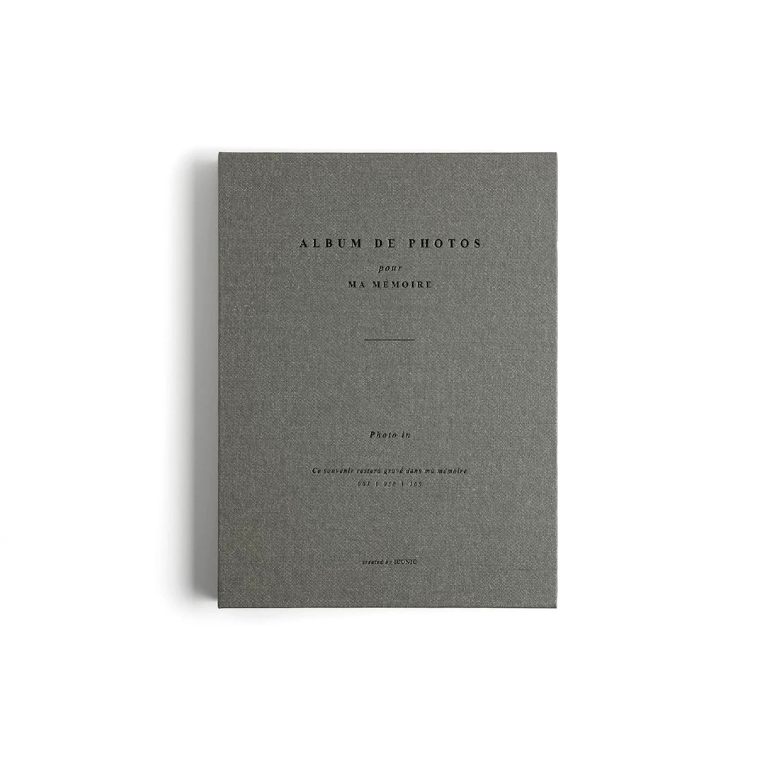 Iconic Photo Album - Khaki Grey - 4x6