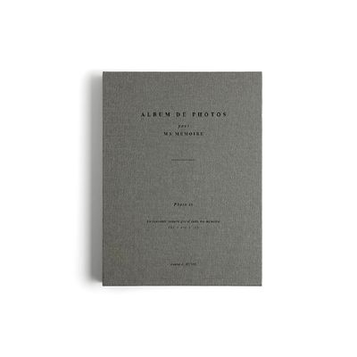 Iconic Photo Album - Khaki Grey - 4x6
