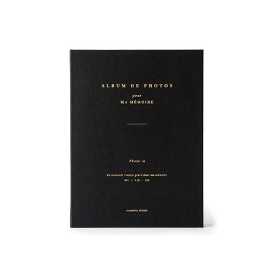 Iconic Photo Album - Black - 4x6