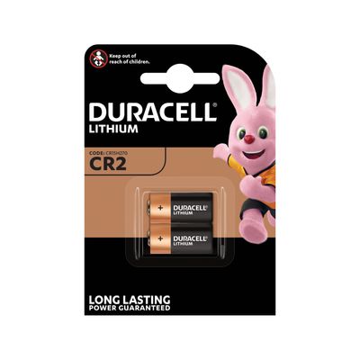 Duracell CR2 Lithium Batteries - 2 Pack