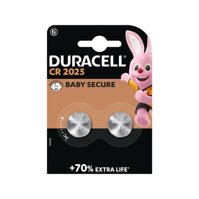 Duracell 2025 Button Batteries - 2 Pack