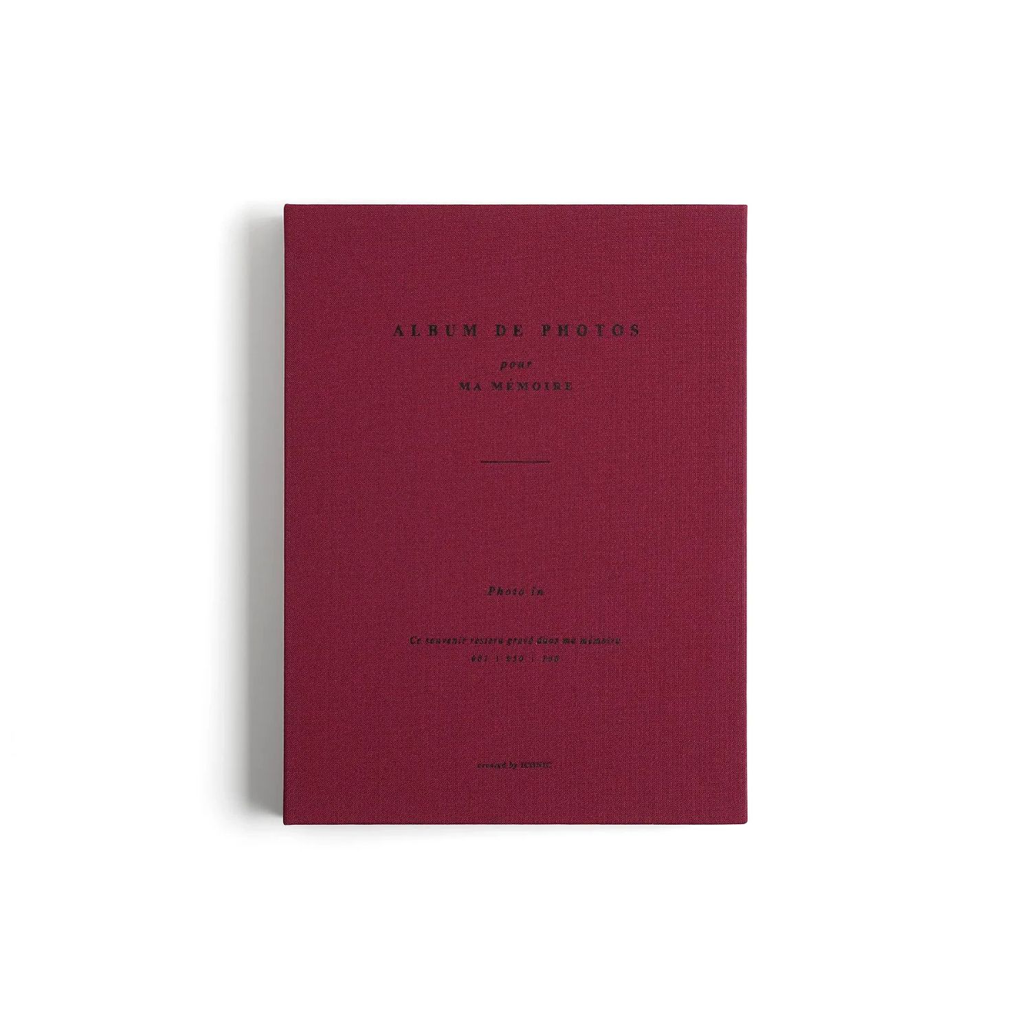 Iconic Photo Album - Burgundy - 4x6