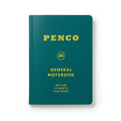 Penco Soft PP Notebook - Green - A6 - Ruled