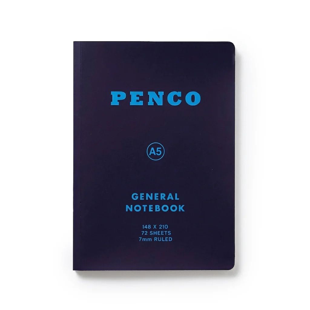Penco Soft PP Notebook - Navy - A6 - Ruled
