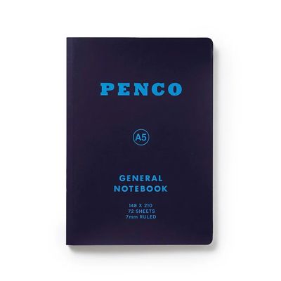 Penco Soft PP Notebook - Navy - A6 - Ruled
