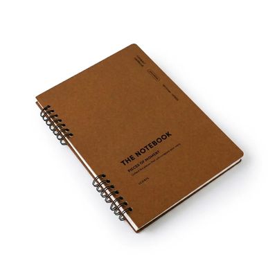 Iconic Compact Notebook - Choco Brown - A5 - Grid