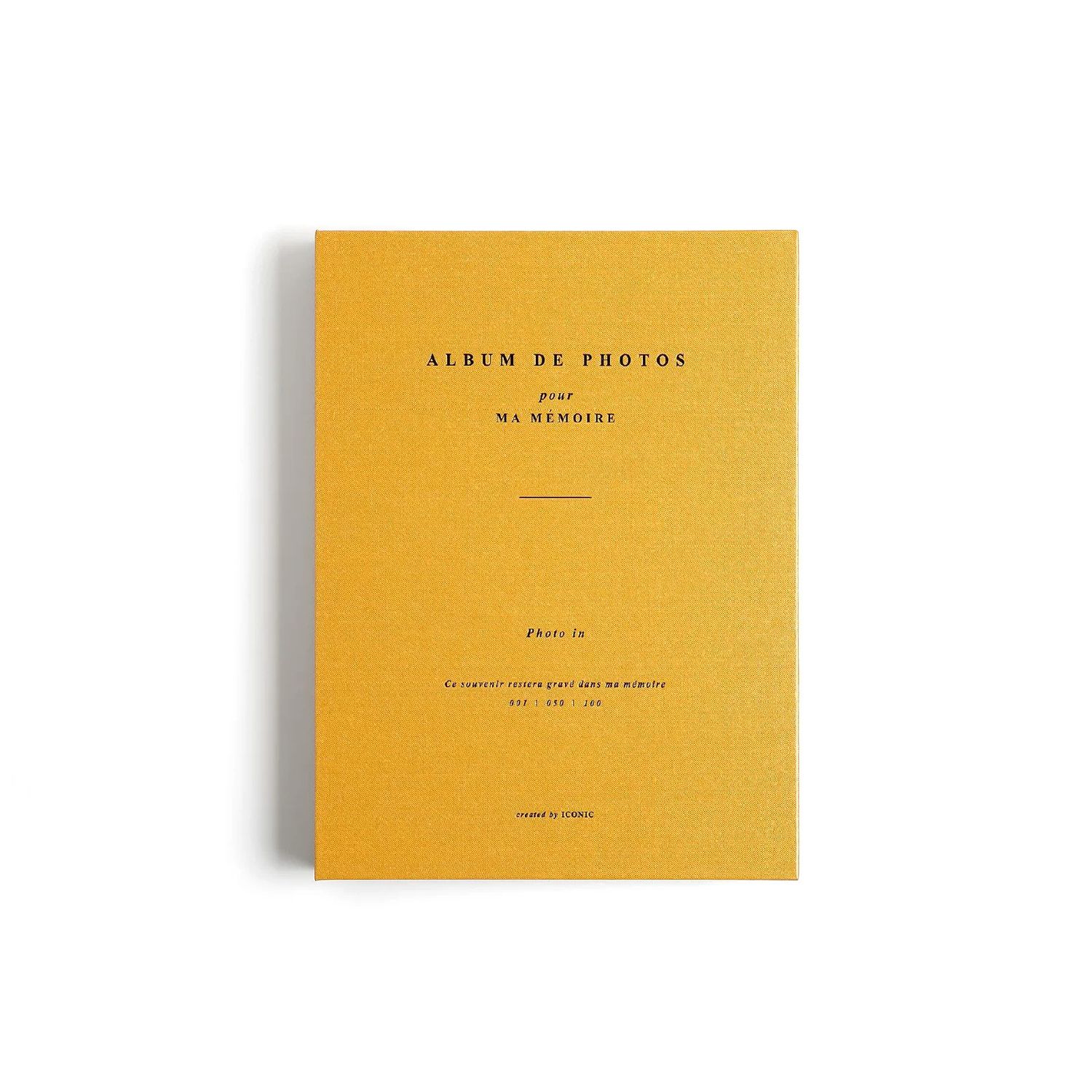 Iconic Photo Album - Mustard Yellow - 4x6