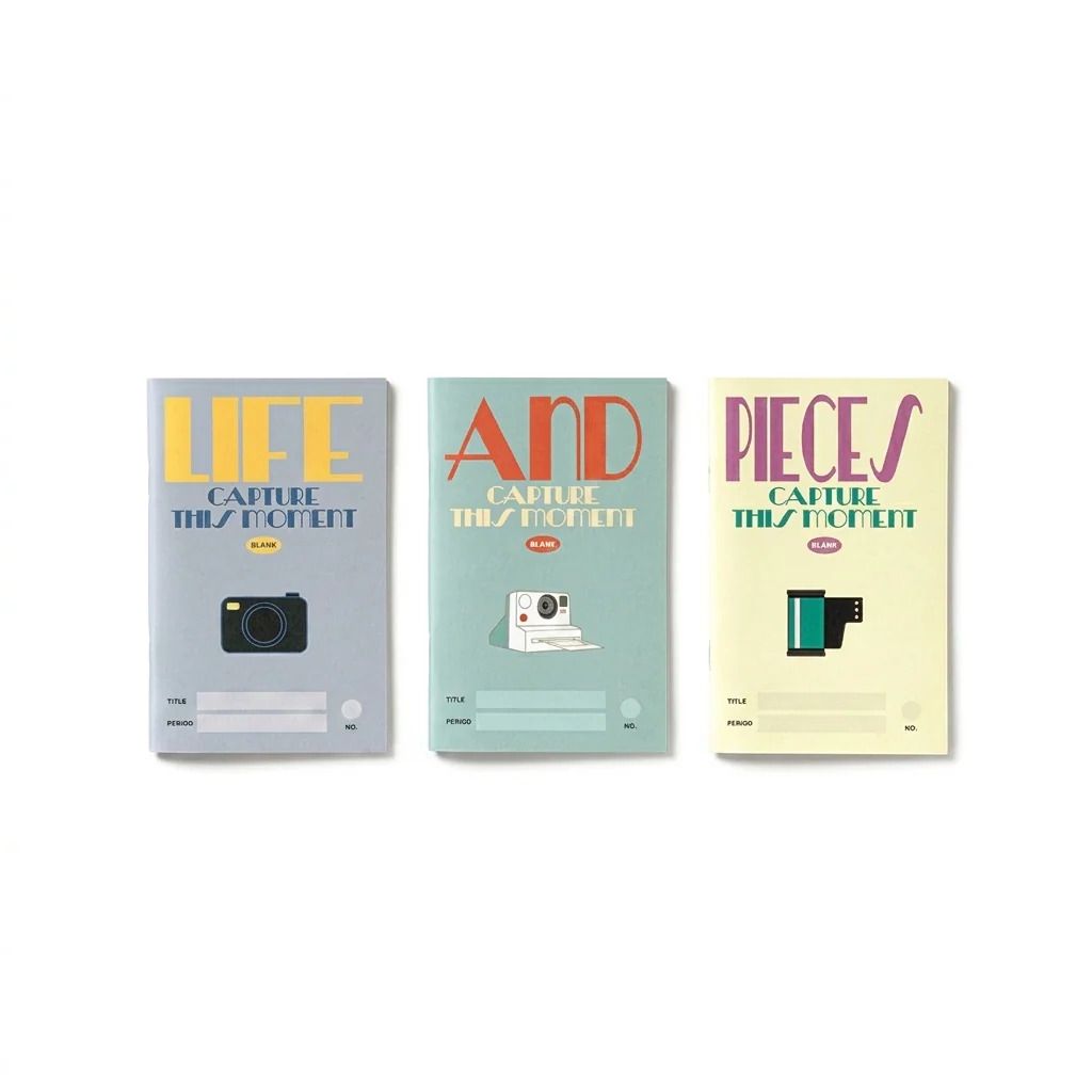 Livework Life And Pieces Notebook Set - Capture This Moment - x3 - Mini
