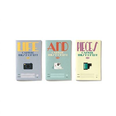 Livework Life And Pieces Notebook Set - Capture This Moment - x3 - Mini