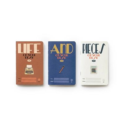Livework Life And Pieces Notebook Set - On Your Desk - x3 - Mini